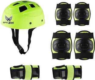 SPO Zone Cycling KIT & Cycling Protective Set Kit Size -5-16 Years Suitable Cycling Kit