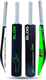 HF THE ORIGINAL Slog Full Size (Ideal for 15+) Hard PLastic For tennis Ball PVC/Plastic Cricket  Bat For 15+ Yrs