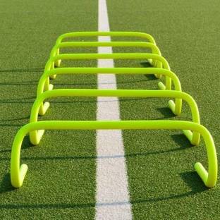 gymfreak 6inch Speed Hurdle Agility training hurdles for speed training set of 6 durable PVC Speed Hurdles