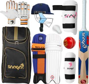 Snaga Eco Cricket Kit Set Full Size for 14+ years Right Hand Batsman Cricket Kit