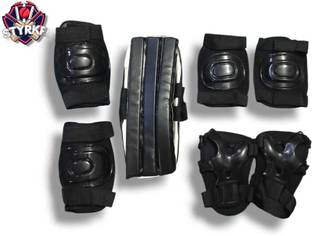 STYRKR Protective Guard Cycling Set 7 in 1 Medium Size 11-15 Year Cycling Helmet Kit Cycling Kit