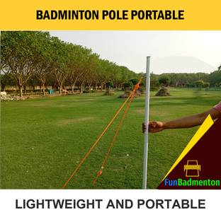 FunBadmenton Badminton Pole Movable Family Model/School Model/Tournament Model Badminton Kit