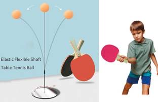 Zuuluzrs Indoor Outdoor Ping Pong Table Tennis Trainer / Sports Toy for Teenagers & Kids Table Tennis Kit