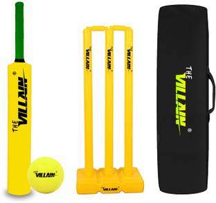 The Villain PVC/Plastic Cricket Bat Size 6 for age group 11-13 year Cricket Kit Cricket Kit