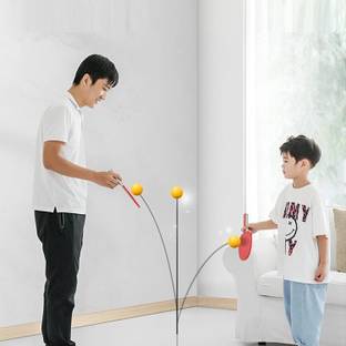 Zuuluzrs Indoor Outdoor Ping Pong Table Tennis with 2 Wooden Rackets & 2 Balls Table Tennis Kit