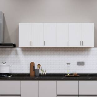 SPECIALITY PANELS 6 Doors Modular Wall Cabinet with Termite resistance & French cleat Engineered Wood Kitchen Cabinet