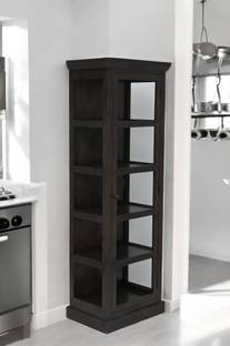 THE ATTIC The Attic Indiana Kitchen Cabinet Walnut Solid Wood Kitchen Cabinet