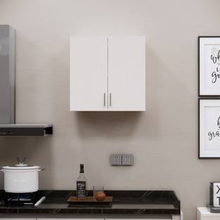 SPECIALITY PANELS 2 Doors Modular Wall Cabinet with Termites Resistance, French cleat Engineered Wood Kitchen Cabinet