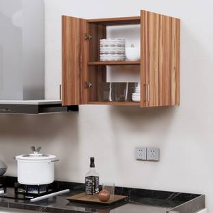 SPECIALITY PANELS 2 Doors Modular Wall Cabinet with Termites Resistance, French cleat Engineered Wood Kitchen Cabinet