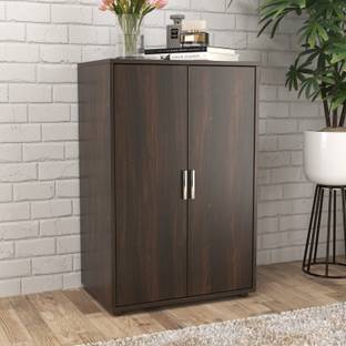 Floresta Wud Multi Purpose Storage Unit for Home Closed Book Shelf Engineered Wood Crockery Cabinet