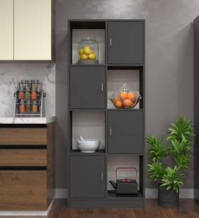 SPECIALITY PANELS 8 Shelves Semi Open, Storage Matrix Cabinet Organizer Engineered Wood Kitchen Cabinet
