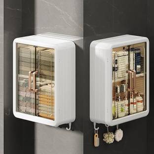 JUICIQ Plastic Crockery Cabinet