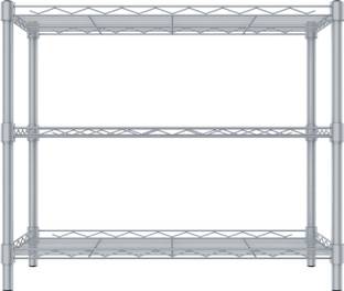 TUNEHOME Metal Kitchen Cabinet