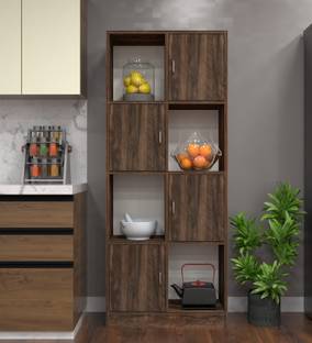 SPECIALITY PANELS 8 Shelves Semi Open, Storage Matrix Cabinet Organizer Engineered Wood Kitchen Cabinet