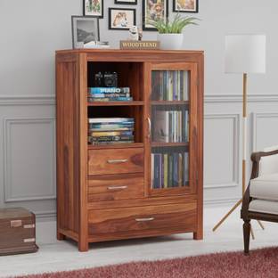 WOODTREND Premium Wooden Kitchen Cabinet for Storage | Multipurpose Modular Cupboard Solid Wood Kitchen Cabinet