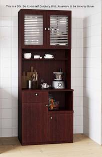 CuteKitchen Engineered Wood Crockery Cabinet