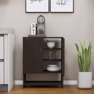 SPECIALITY PANELS 2 Doors with 4 Shelfs Multipurpose Cabinet with Termite Resistance Engineered Wood Kitchen Cabinet