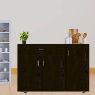 SPECIALITY PANELS 3-Door Shoe Rack with Spacious Drawer & Closed Storage with termite resistance Engineered Wood Kitchen Cabinet
