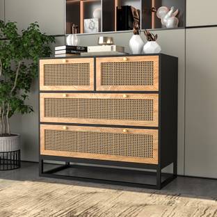 Mamta Home Furniture Solid Wood Chest of Drawer for Living Room Solid Wood Crockery Cabinet