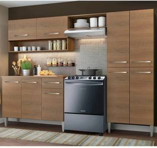 Madesa Compact Kitchen Cabinet Emilly Engineered Wood Kitchen Cabinet