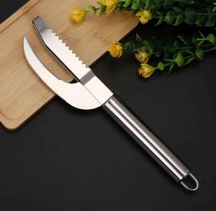 shoshin 1 Pc Stainless Steel Knife Stainless Steel 3 in 1 Fish Maw Knife