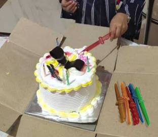 Bakers Pardise 50 Pc Plastic Knife Set pack of 50 Plastic cake knives