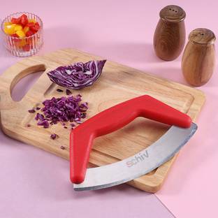 Schiv 1 Pc Stainless Steel Knife SCHIV Mezzaluna Chopping Knife