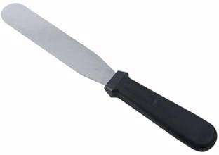 Bakery Adda 1 Pc Stainless Steel, Plastic Knife 8 inch Straight Professional Steel Cake Palette Knife Icing Spatula.