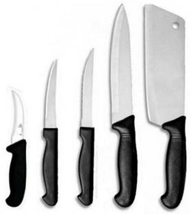rk enterprise 7 Pc Stainless Steel Knife Set Knife set Stainless Steel Knife(BONING,CHEF,LASER,UTILITY,BREAD,PARING,POINTED)