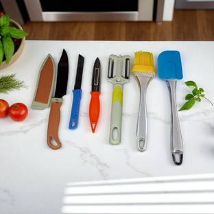 raahamandecor Premium 7-in-1 Multi-Color Kitchen Utility Tool Set Kitchen Tool Set