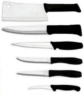 JD ENTERPRISE 6 Pc Stainless Steel Knife Set Knife Set Stainless steel of 6 Knife Set
