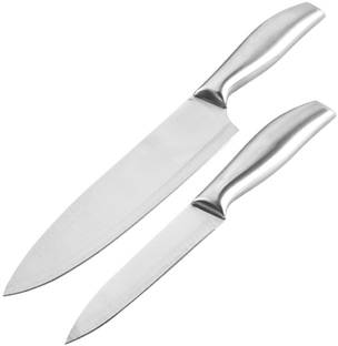 HEXONIQ 2 Pc Stainless Steel Knife Set 6.9" Chef & 4.7" Paring High Carbon Stainless Steel Ultra Sharp Cooking Knife