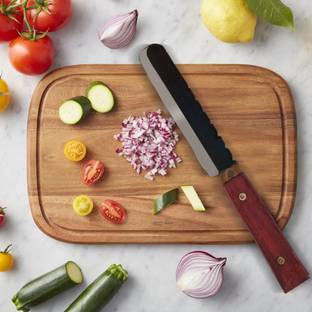 PAXMER 1 Pc Iron Knife paxmer iron sharp 5.5inch blade wooden handle kitchen onion cutting ( ulli)`