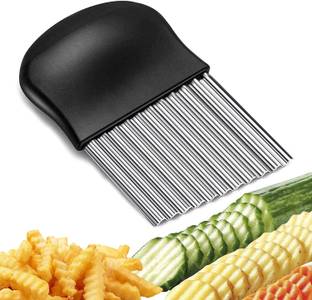 Tanlesa 1 Pc Stainless Steel Knife potato crinkle chips cutter