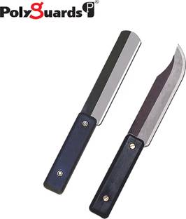 POLYGUARDS 2 Pc Iron Knife Kitchen Economy Point and Economy Round Combo(KKP)(KKR)