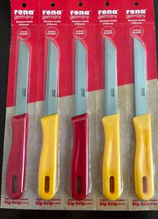 Rena 5 Pc Stainless Steel, PP (Polypropylene) Knife 110mm