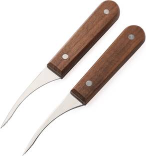 zunsy 2 Pc Stainless Steel Knife Set Shrimp Deveiner Tool Shrimp Cleaner Knife Peeler With Plastic Handle(2 Pcs)