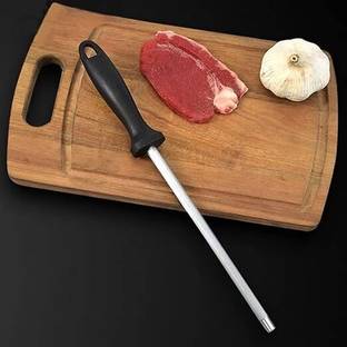 Takositio 1 Pc Steel Knife 26cm Knife Sharpening Rod/Stick - Carbon Steel Professional