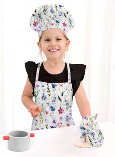 OASIS White, Multicolor Cotton Kitchen Linen Set