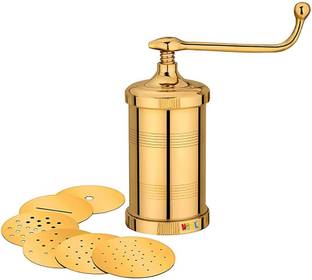 NSVL Brass Sevga Indian Made Sevanazhi Chakli Press/Sancha/Murukku/Gathiya maker Grater