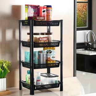 KUBER INDUSTRIES Fruits/Vegetables Kitchen Rack Plastic