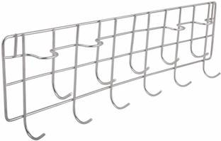 KitchenHub Utensil Kitchen Rack Steel Stainless Steel Wall Mounted Ladle Hook Rail