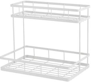 SHIYON Containers Kitchen Rack Iron New Metal 2 Tier Kitchen Countertop Organizer, Bathroom Counter Shelf Organizer,