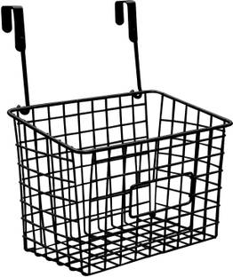 Livzing Utensil Kitchen Rack Iron Multi-Functional Compact Over The Cabinet Organizer Door Hanging Rack Shelf Storage Spice Bottle Basket Kitchen Pantry Caddy