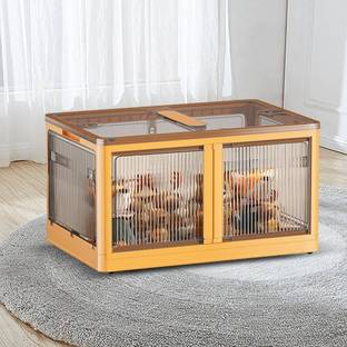 KROOH Containers Kitchen Rack Plastic, Iron 1 Shelves under Sink Organizer Bathroom Kitchen Sink Drawer under Sink