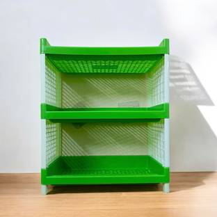 Hitech Fruits/Vegetables Kitchen Rack Plastic Multipurpose Small Rack