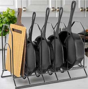 A S ART Utensil Kitchen Rack Iron Utencils Stand Kitchen Rack Kitchen Stand Rack Lid Big Size
