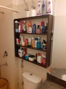 Woodsy Wonders Containers Kitchen Rack Wood WALL SHELF BROWN KITCHEN RACK