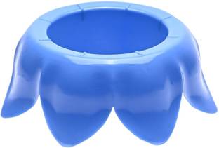 HOMESTIC Matka Kitchen Rack Plastic Multipurpose Royal Matka Stand Pot for Kitchen & Garden (Blue)