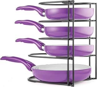 A S ART Utensil Kitchen Rack Iron Stainless steel kitchen stand Multi-tier Durable kitchen storage solutions